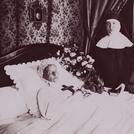 Elderly woman and nun